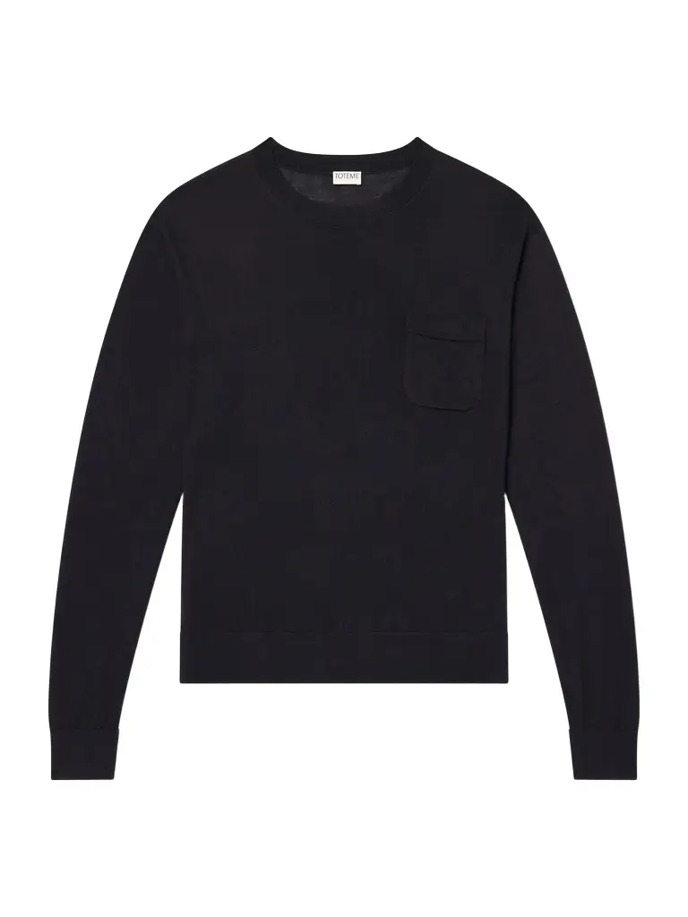 TOTEME Merino Wool and Silk-Blend Sweater - Men