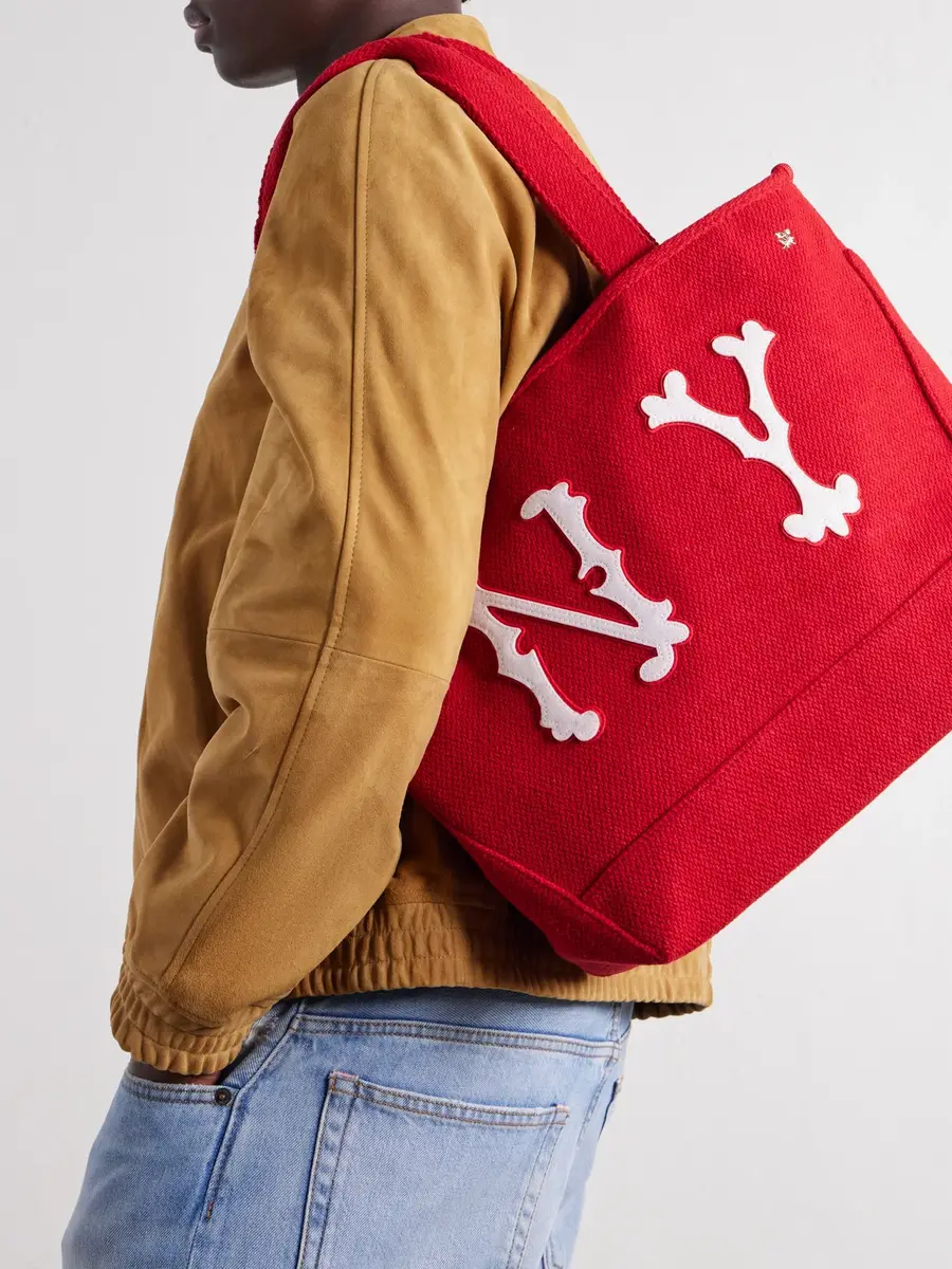 Aimé Leon Dore NY Highlanders Logo-Appliquéd Canvas Tote - Men | Thumbnail 3