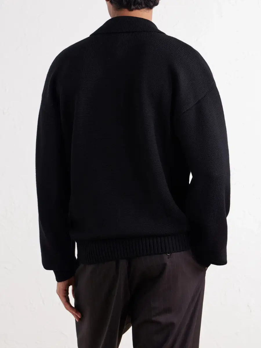 Aimé Leon Dore Merino Wool Polo Sweater - Men | Thumbnail 4 Aimé Leon Dore Merino Wool Polo Sweater - Men | Thumbnail 4