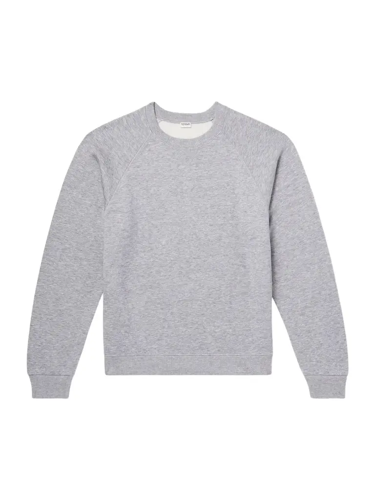 TOTEME Cotton and Silk-Blend Jersey Sweater - Men