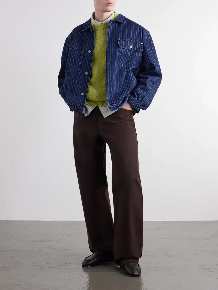 Aimé Leon Dore Striped Denim Jacket - Men | Thumbnail 2 Aimé Leon Dore Striped Denim Jacket - Men | Thumbnail 2