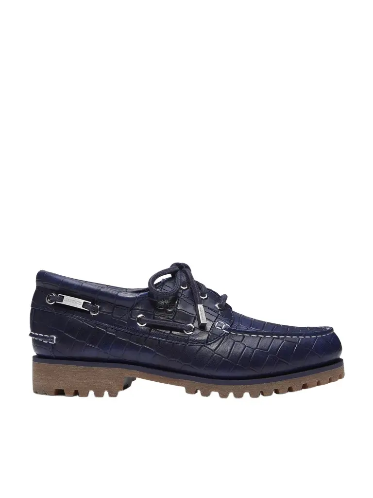 Timberland Jacquemus Croc-Effect Leather Boat Shoes - Men