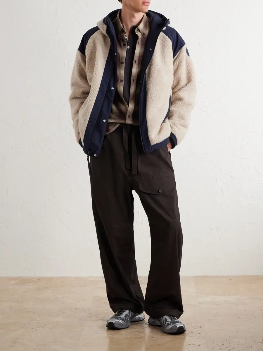Canada Goose Alberni Reversible Hooded Ripstop-Trimmed Wool-Blend Fleece Bomber Jacket - Men | Thumbnail 2