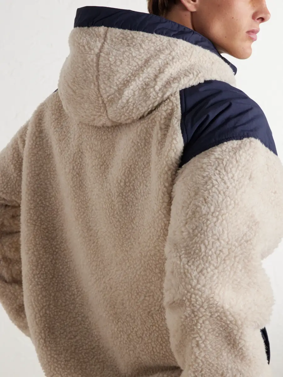 Canada Goose Alberni Reversible Hooded Ripstop-Trimmed Wool-Blend Fleece Bomber Jacket - Men | Thumbnail 6