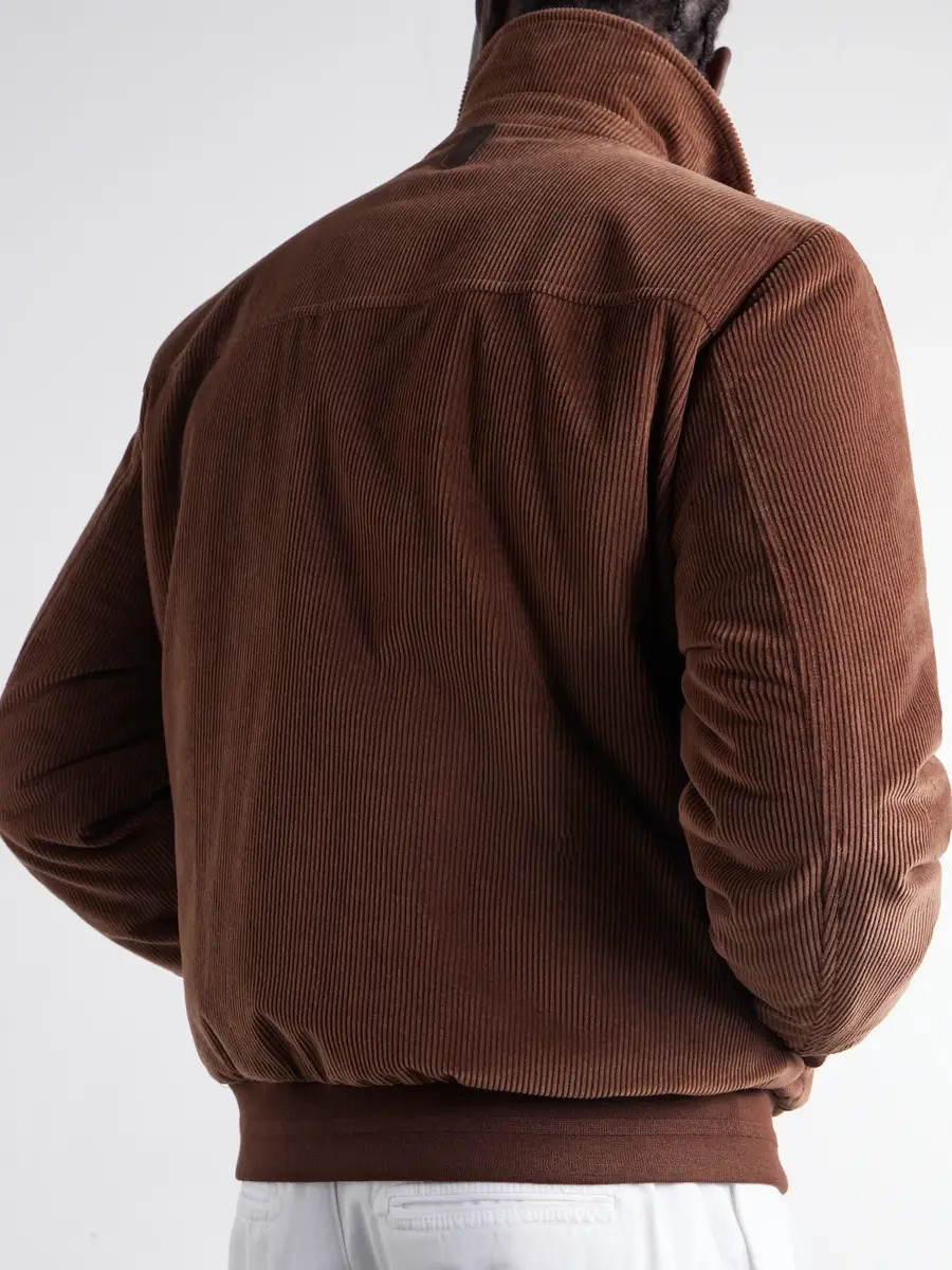 Canali Padded Cotton-Corduroy Blouson Jacket - Men | Thumbnail 6 Canali Padded Cotton-Corduroy Blouson Jacket - Men | Thumbnail 6