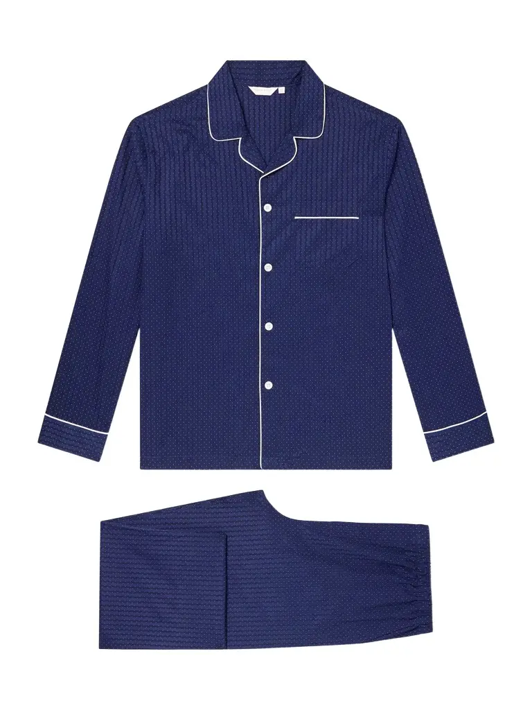 Derek Rose Royal Printed Cotton-Poplin Pyjama Set - Men