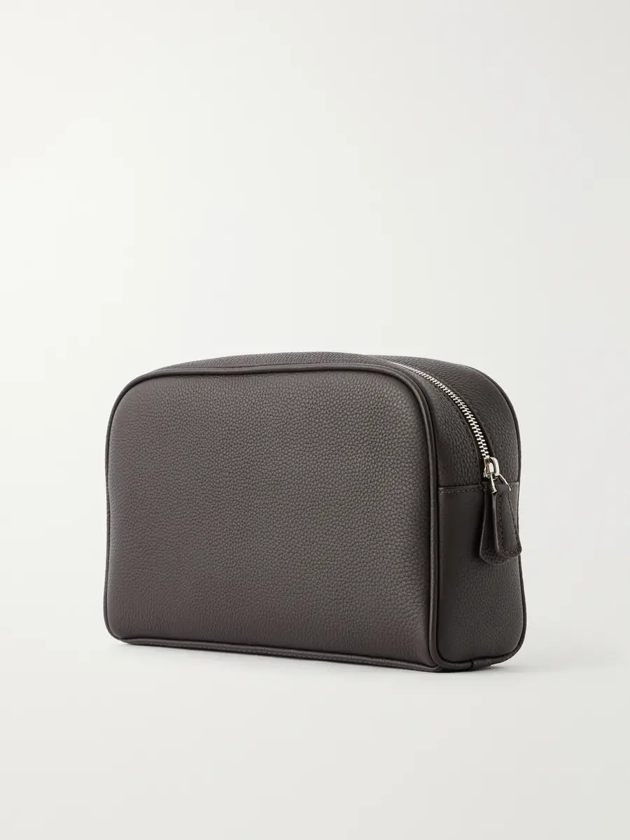 George Cleverley Full-Grain Leather Wash Bag - Men | Thumbnail 2 George Cleverley Full-Grain Leather Wash Bag - Men | Thumbnail 2