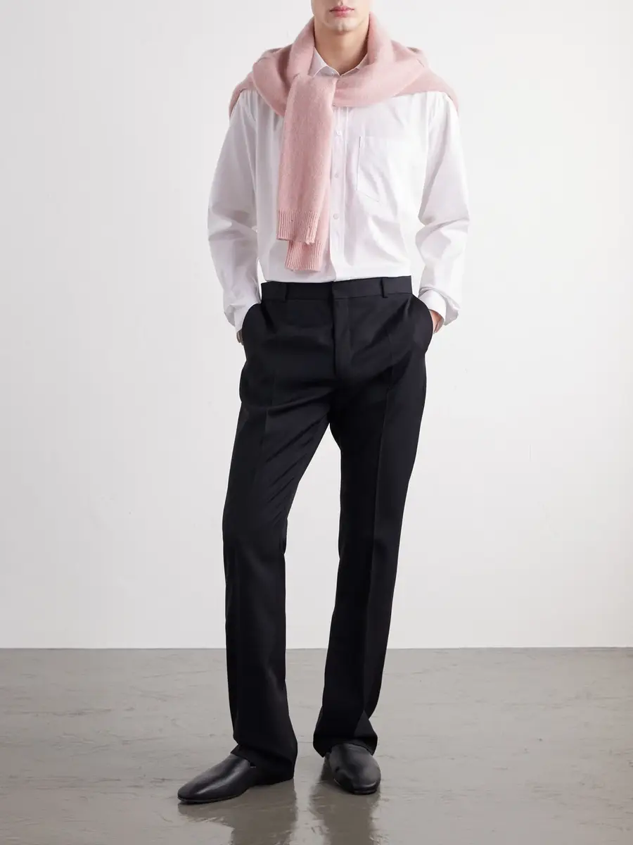 TOTEME Flared Wool Trousers - Men | Thumbnail 2 TOTEME Flared Wool Trousers - Men | Thumbnail 2
