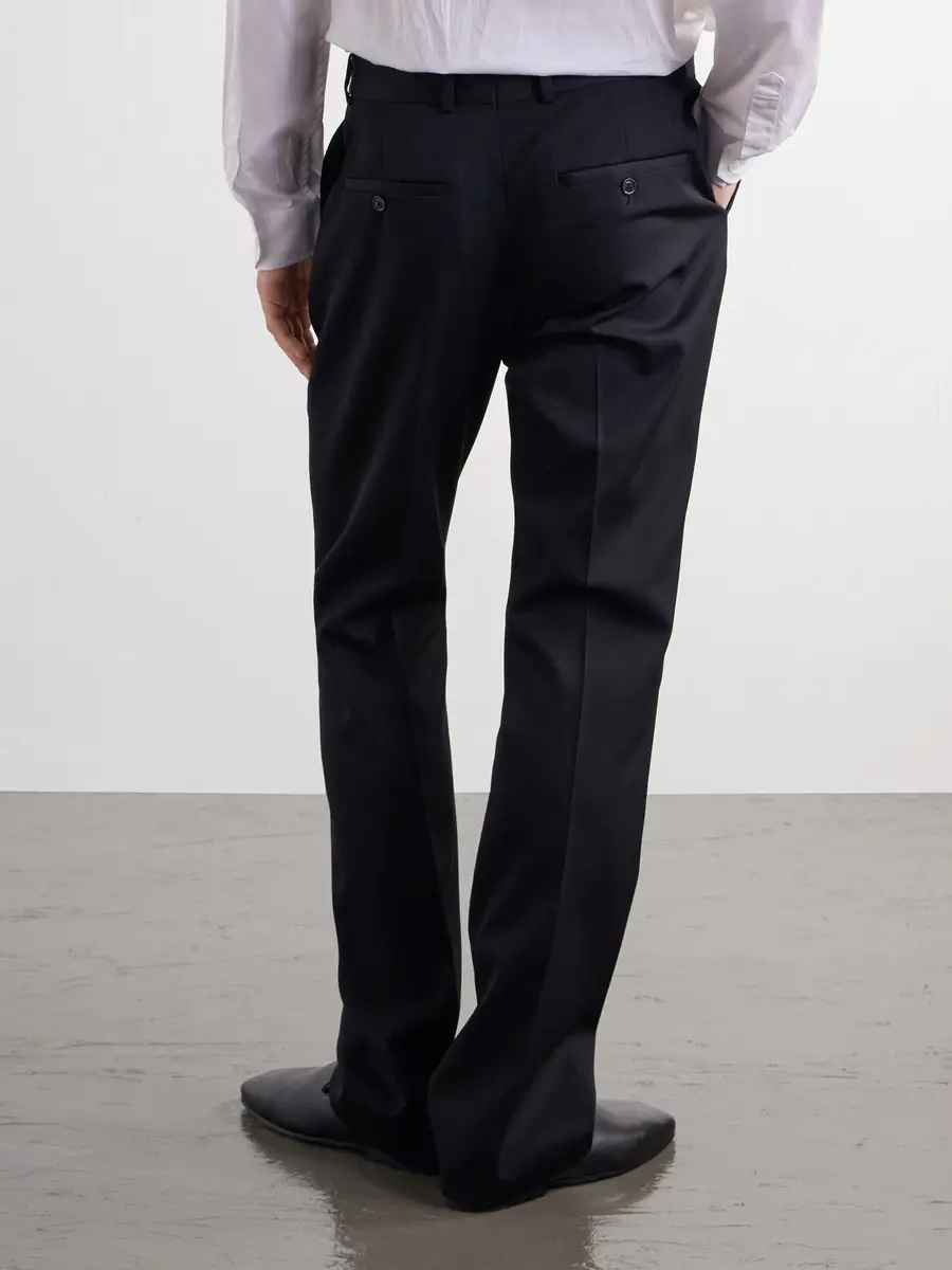 TOTEME Flared Wool Trousers - Men | Thumbnail 4 TOTEME Flared Wool Trousers - Men | Thumbnail 4