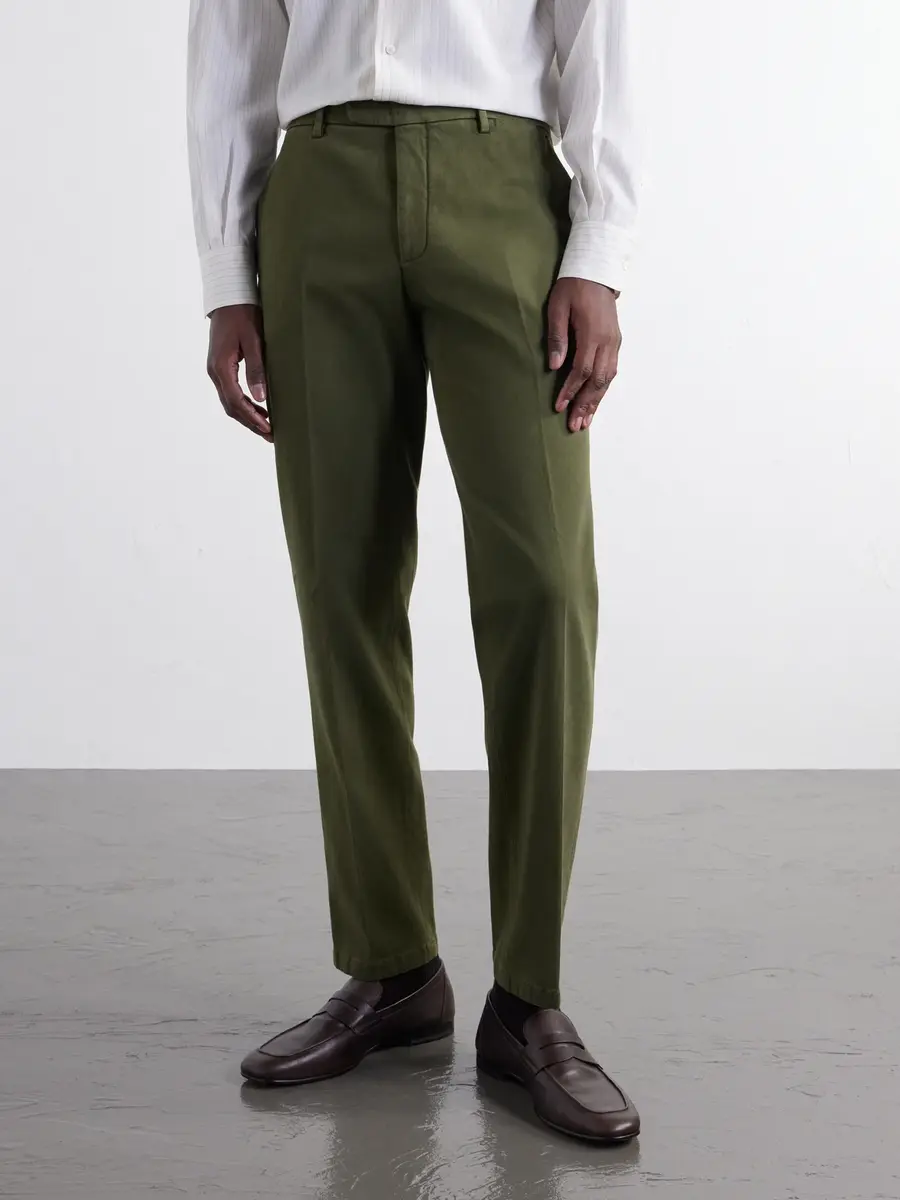 Boglioli Straight-Leg Stretch Cotton-Twill Suit Trousers - Men | Thumbnail 3 Boglioli Straight-Leg Stretch Cotton-Twill Suit Trousers - Men | Thumbnail 3
