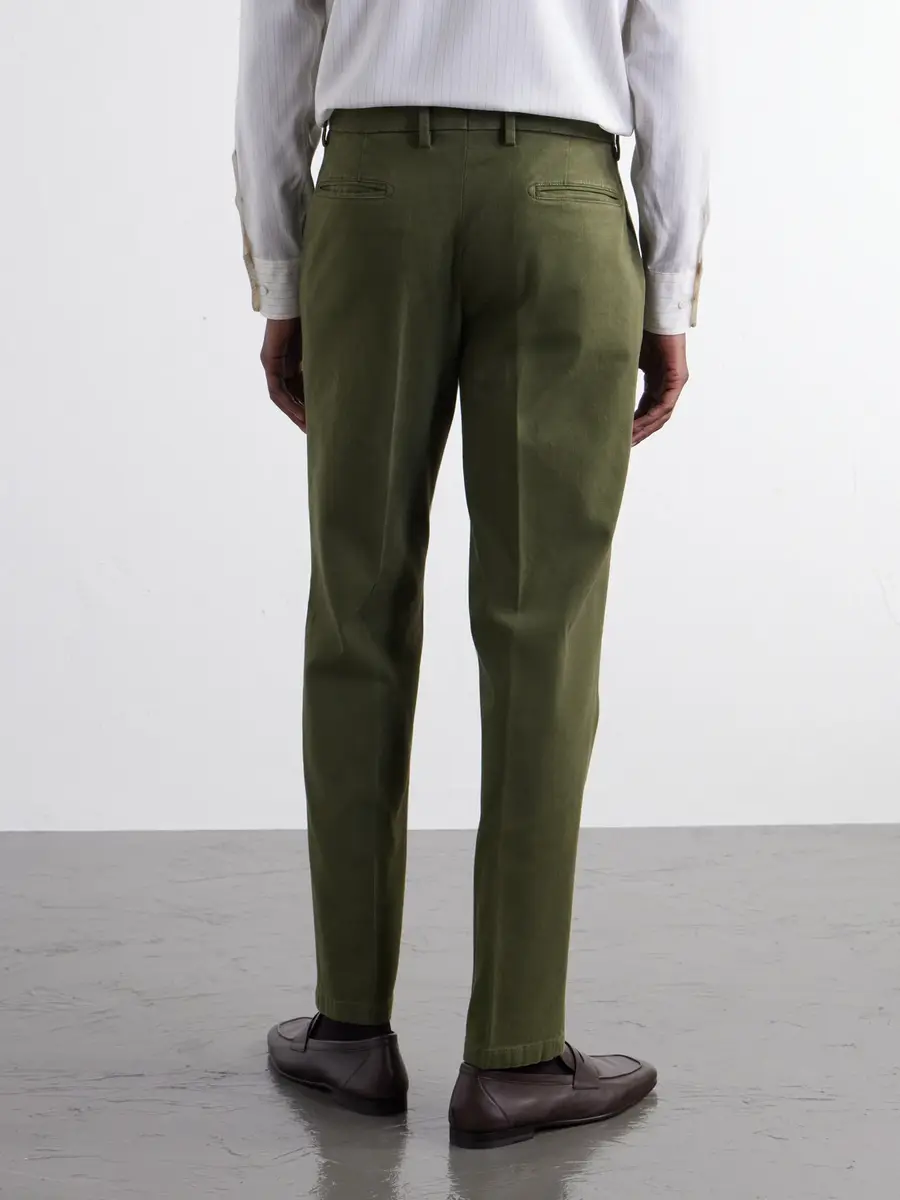 Boglioli Straight-Leg Stretch Cotton-Twill Suit Trousers - Men | Thumbnail 4 Boglioli Straight-Leg Stretch Cotton-Twill Suit Trousers - Men | Thumbnail 4