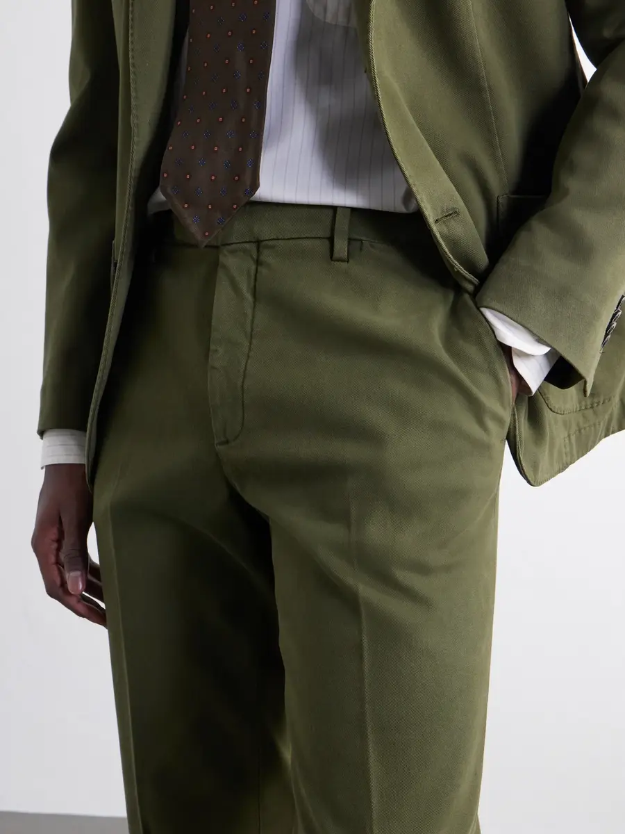 Boglioli Straight-Leg Stretch Cotton-Twill Suit Trousers - Men | Thumbnail 5 Boglioli Straight-Leg Stretch Cotton-Twill Suit Trousers - Men | Thumbnail 5