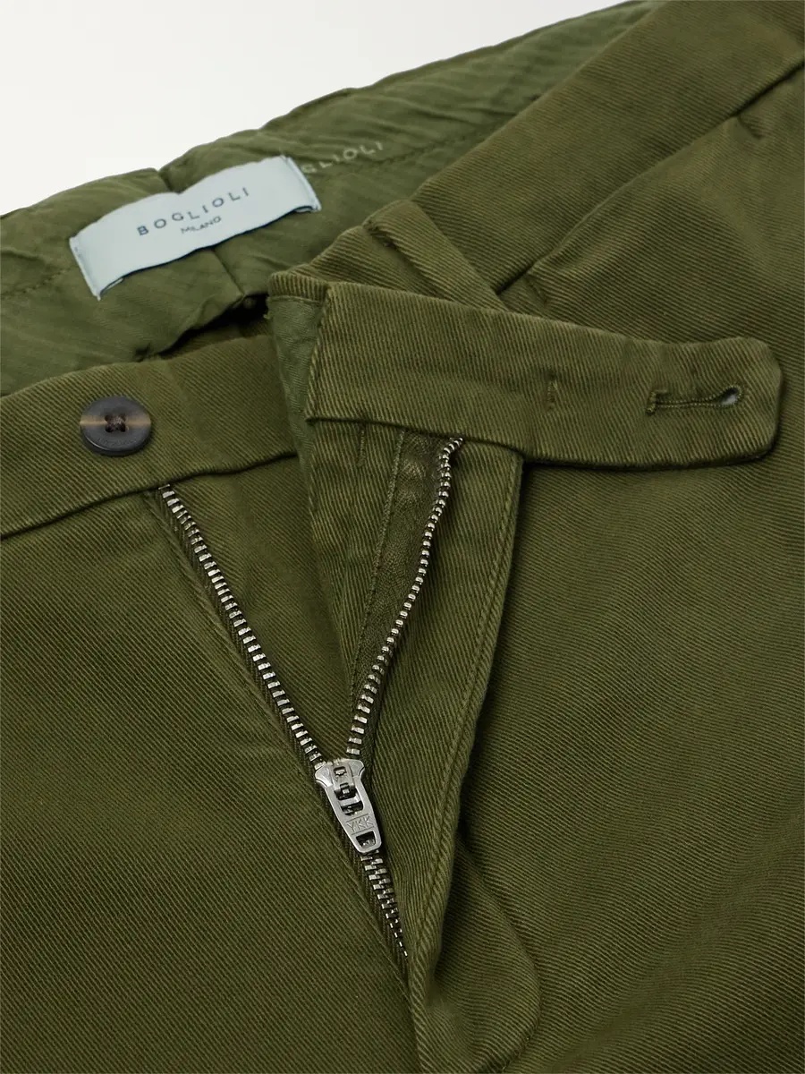Boglioli Straight-Leg Stretch Cotton-Twill Suit Trousers - Men | Thumbnail 6 Boglioli Straight-Leg Stretch Cotton-Twill Suit Trousers - Men | Thumbnail 6