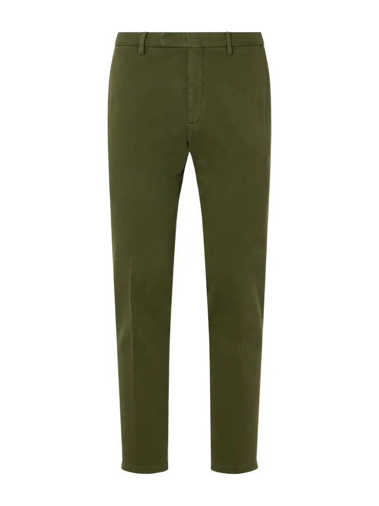 Boglioli Straight-Leg Stretch Cotton-Twill Suit Trousers - Men