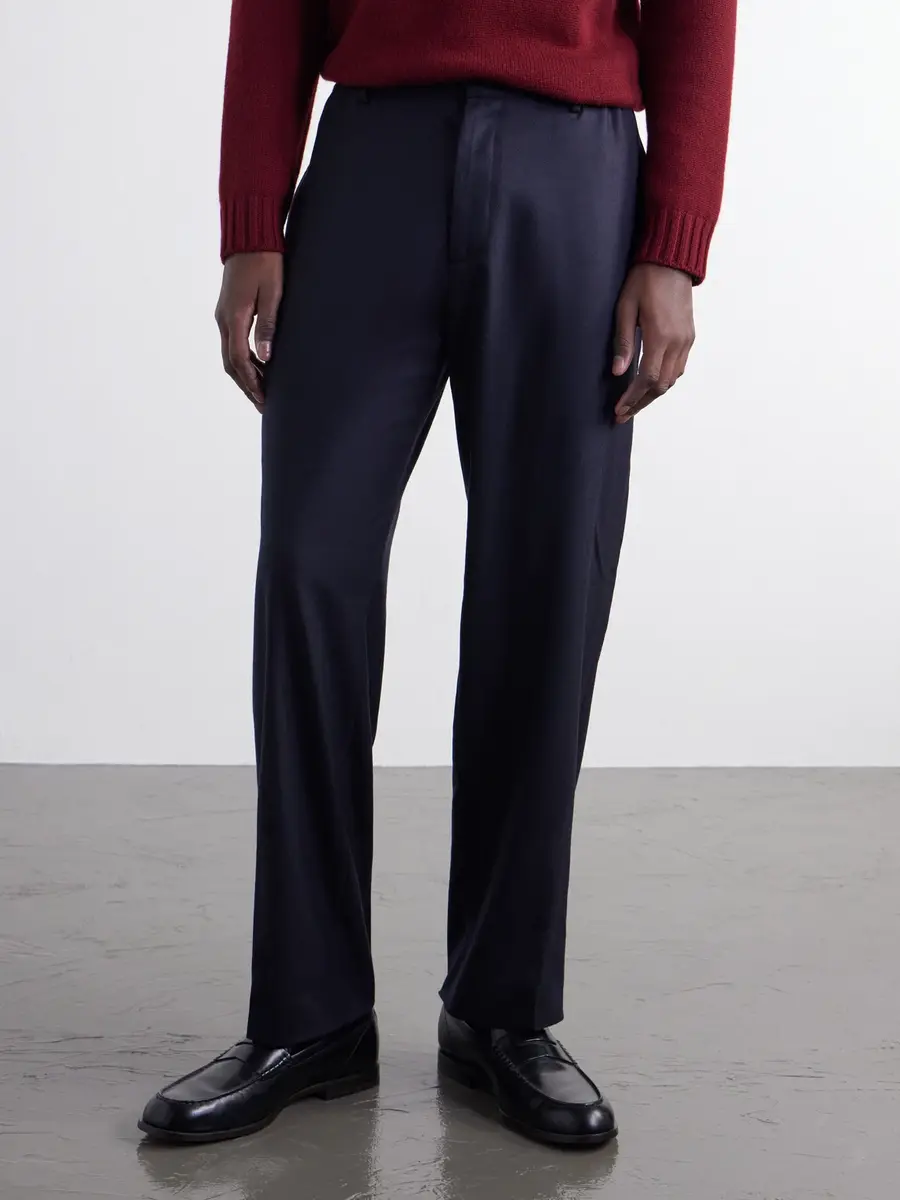 Boglioli Straight-Leg Woven Virgin Wool Trousers - Men | Thumbnail 3 Boglioli Straight-Leg Woven Virgin Wool Trousers - Men | Thumbnail 3