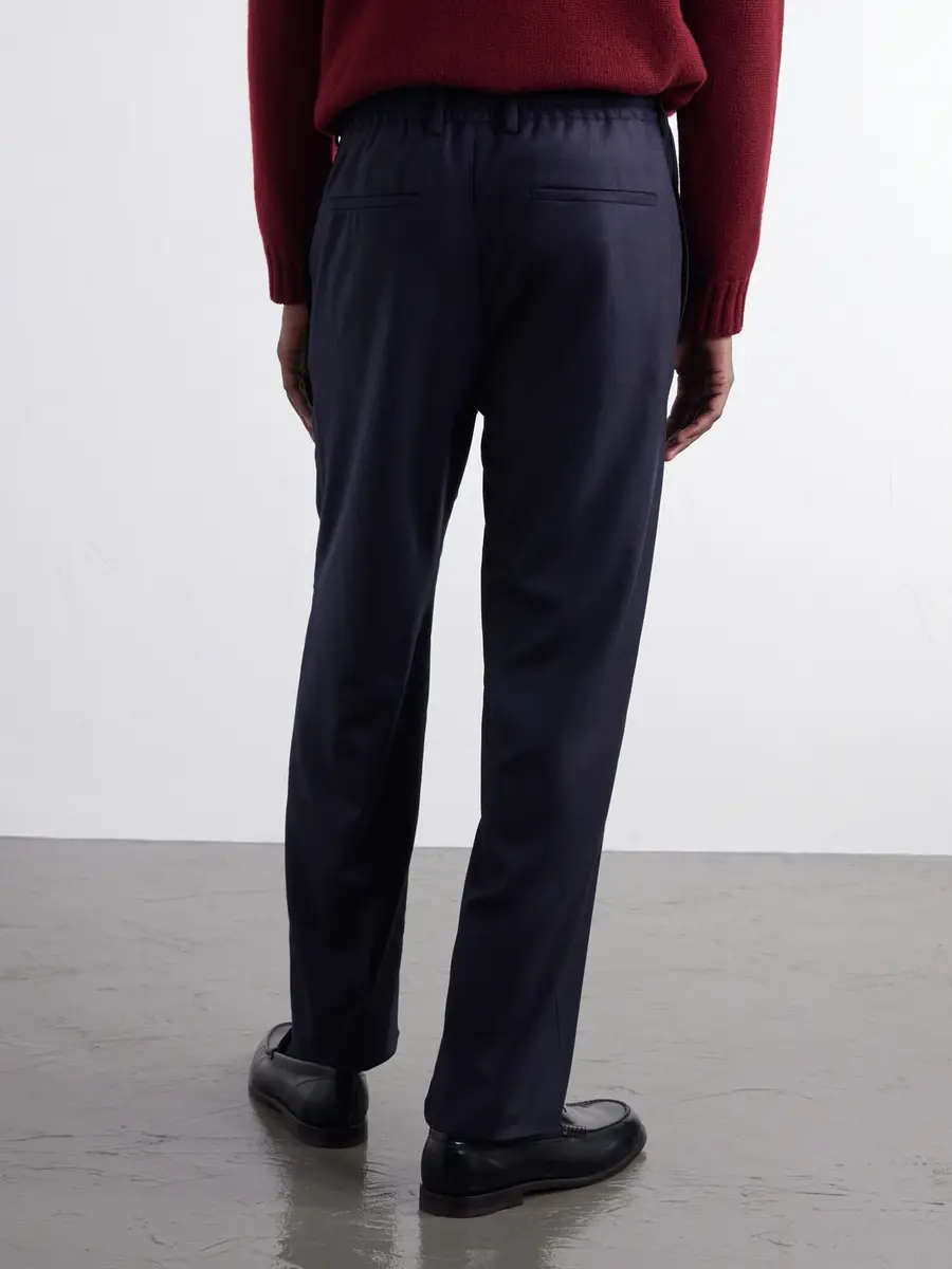 Boglioli Straight-Leg Woven Virgin Wool Trousers - Men | Thumbnail 4 Boglioli Straight-Leg Woven Virgin Wool Trousers - Men | Thumbnail 4