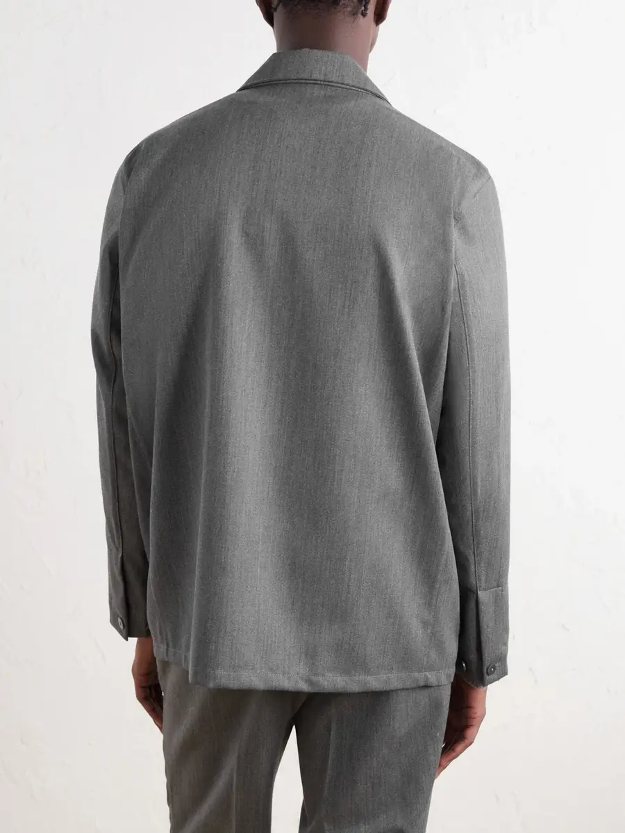 Stòffa Double-Breasted Wool-Twill Suit Jacket - Men | Thumbnail 4