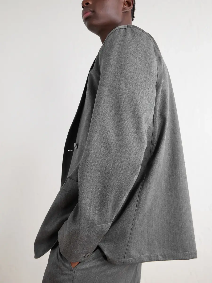 Stòffa Double-Breasted Wool-Twill Suit Jacket - Men | Thumbnail 5