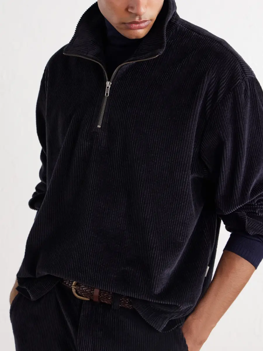 Aimé Leon Dore Cotton-Corduroy Zip-Up Sweatshirt - Men | Thumbnail 5 Aimé Leon Dore Cotton-Corduroy Zip-Up Sweatshirt - Men | Thumbnail 5