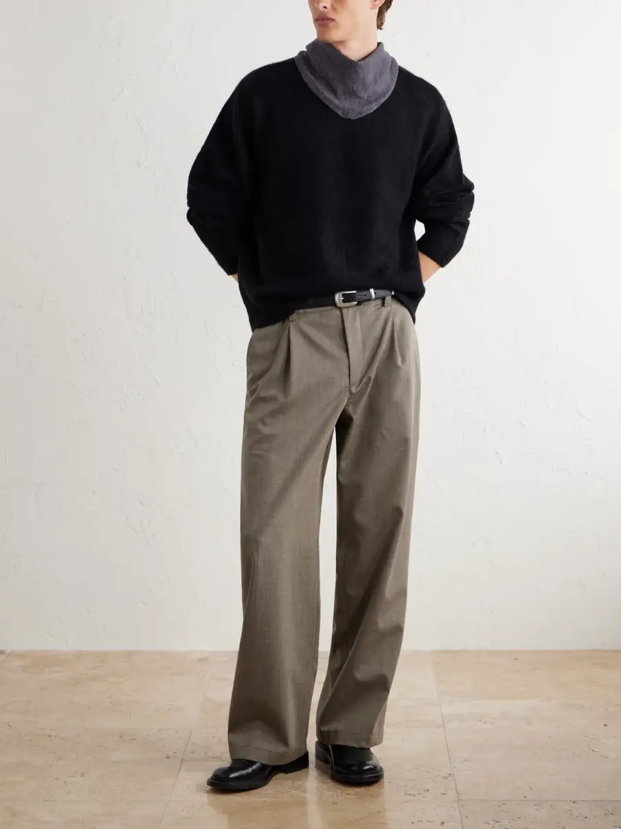 A.PRESSE Brushed Cashmere Sweater - Men | Thumbnail 2