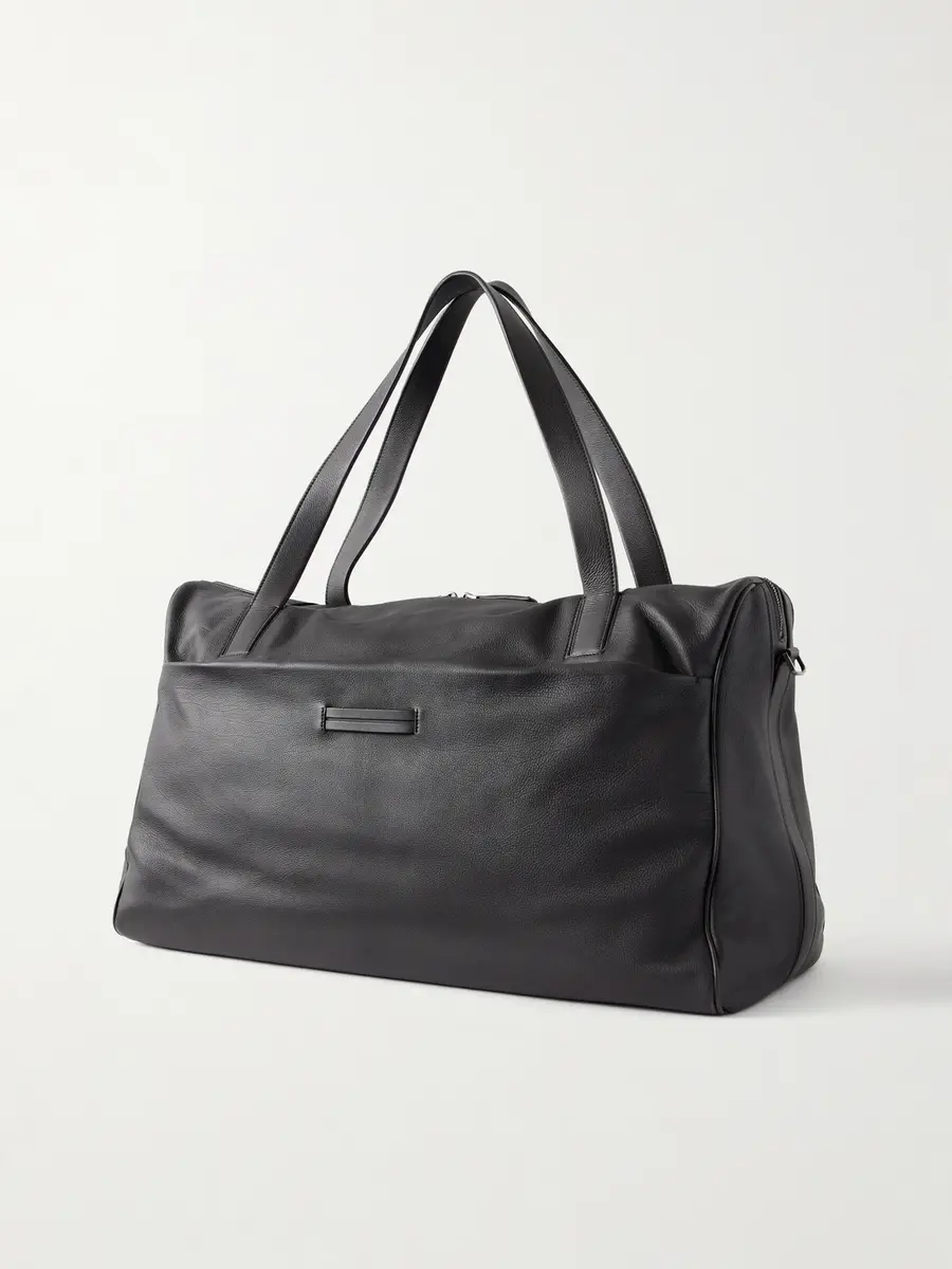 Zegna Leather Weekend Bag - Men | Thumbnail 4 Zegna Leather Weekend Bag - Men | Thumbnail 4