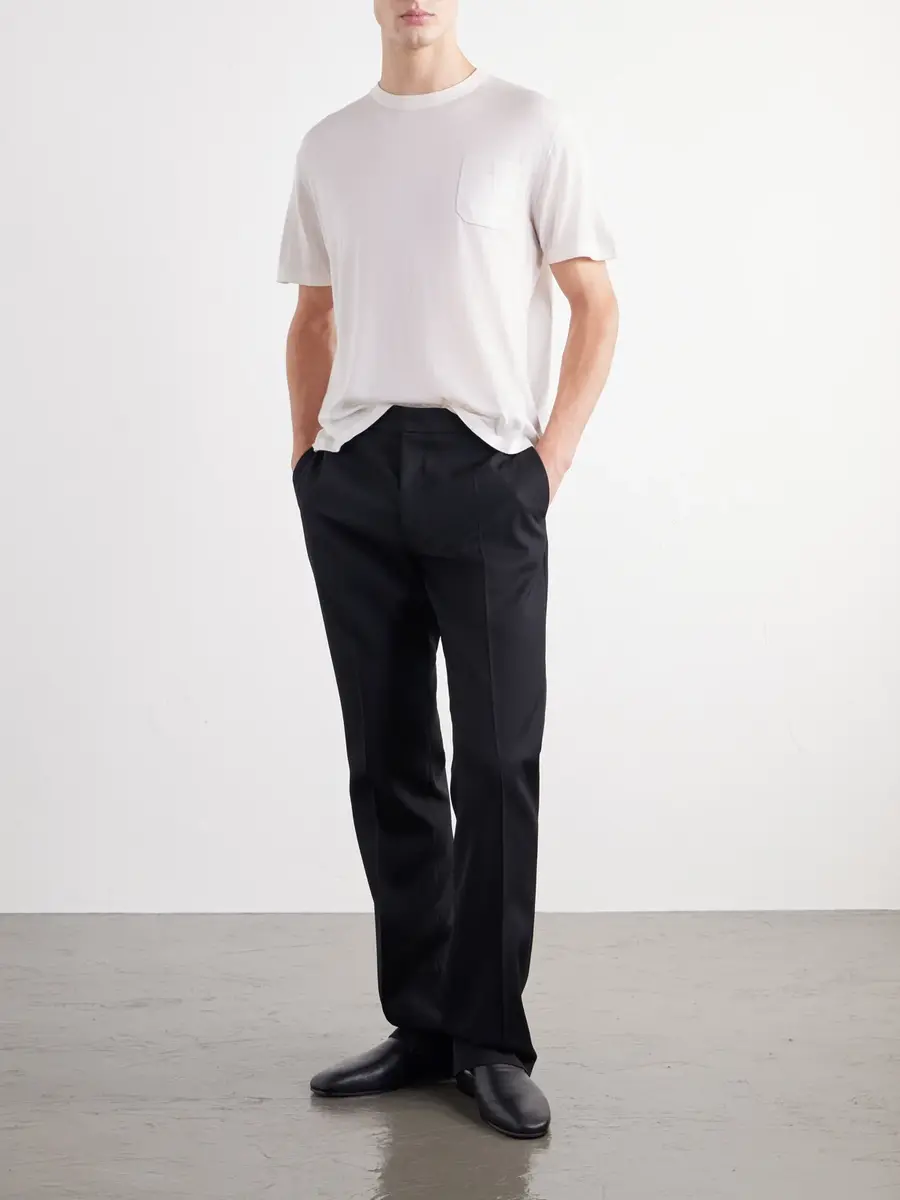 TOTEME Merino Wool and Silk-Blend Jersey Shirt - Men | Thumbnail 2 TOTEME Merino Wool and Silk-Blend Jersey Shirt - Men | Thumbnail 2