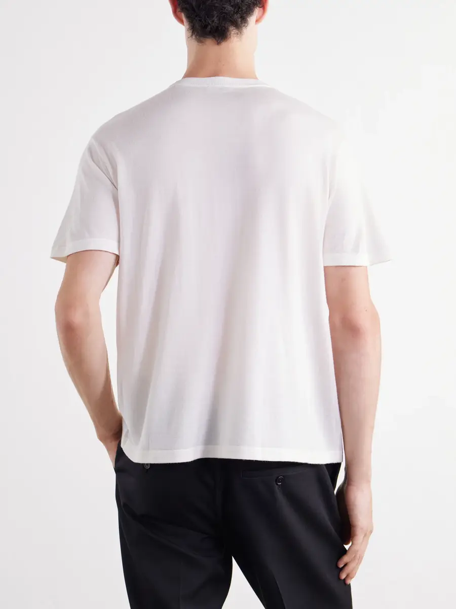 TOTEME Merino Wool and Silk-Blend Jersey Shirt - Men | Thumbnail 4 TOTEME Merino Wool and Silk-Blend Jersey Shirt - Men | Thumbnail 4