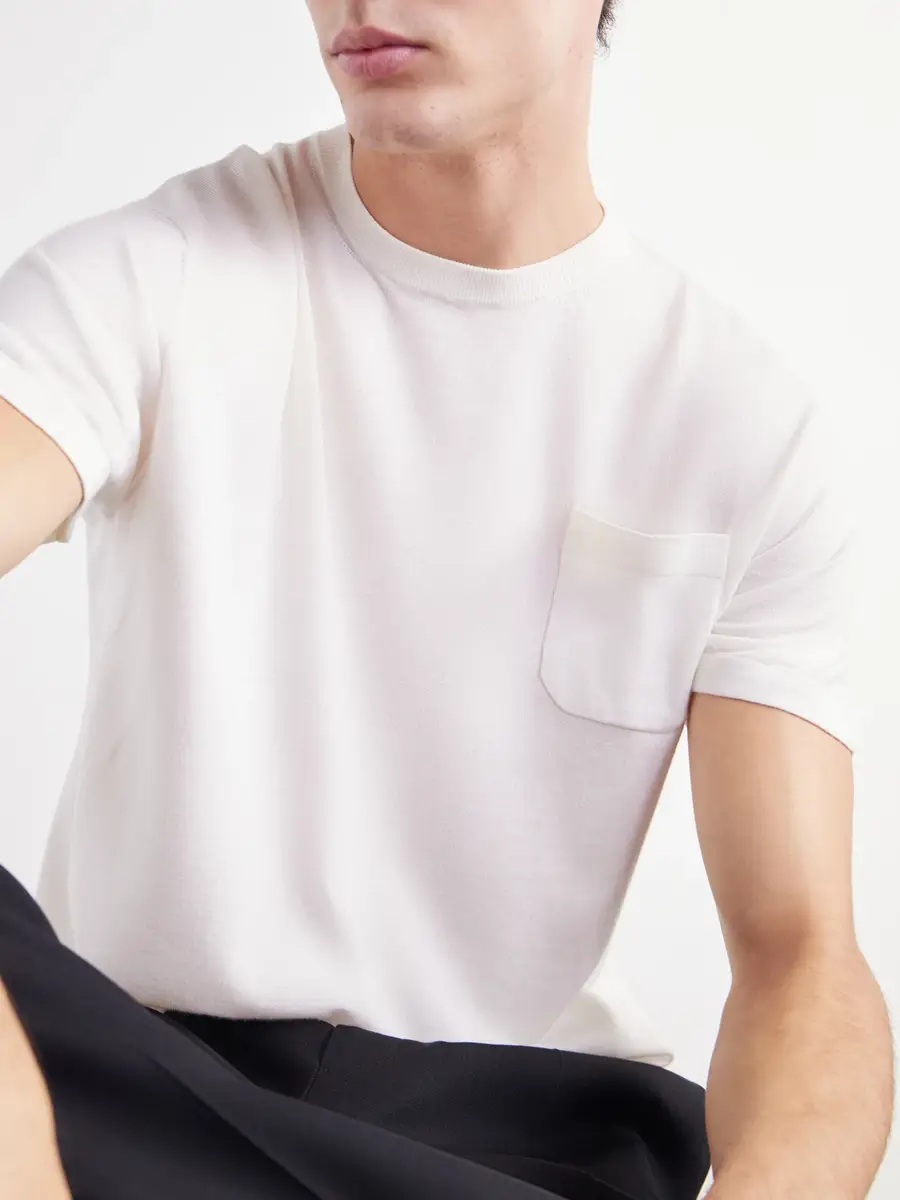 TOTEME Merino Wool and Silk-Blend Jersey Shirt - Men | Thumbnail 5 TOTEME Merino Wool and Silk-Blend Jersey Shirt - Men | Thumbnail 5