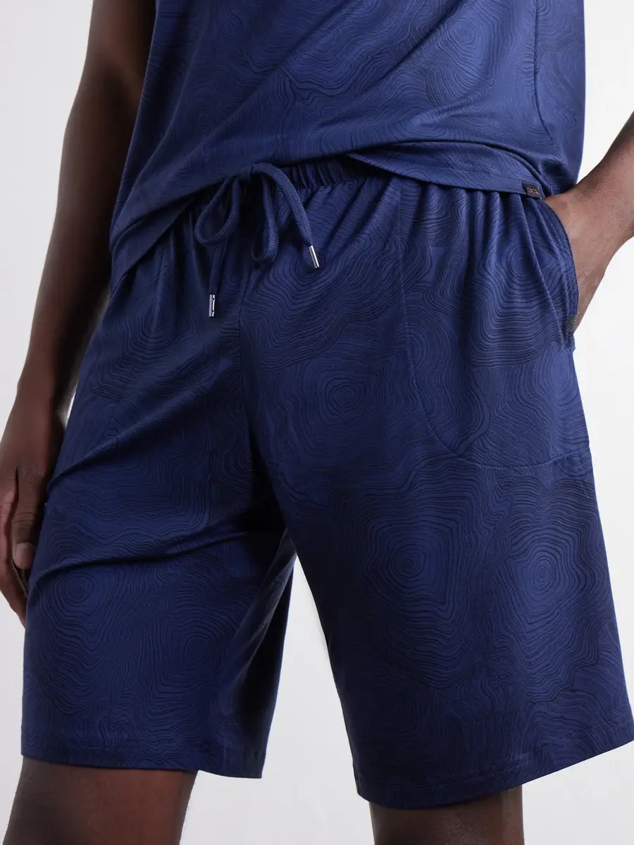 Derek Rose London Printed Stretch-Modal Jersey Drawstring Pyjama Shorts - Men | Thumbnail 5
