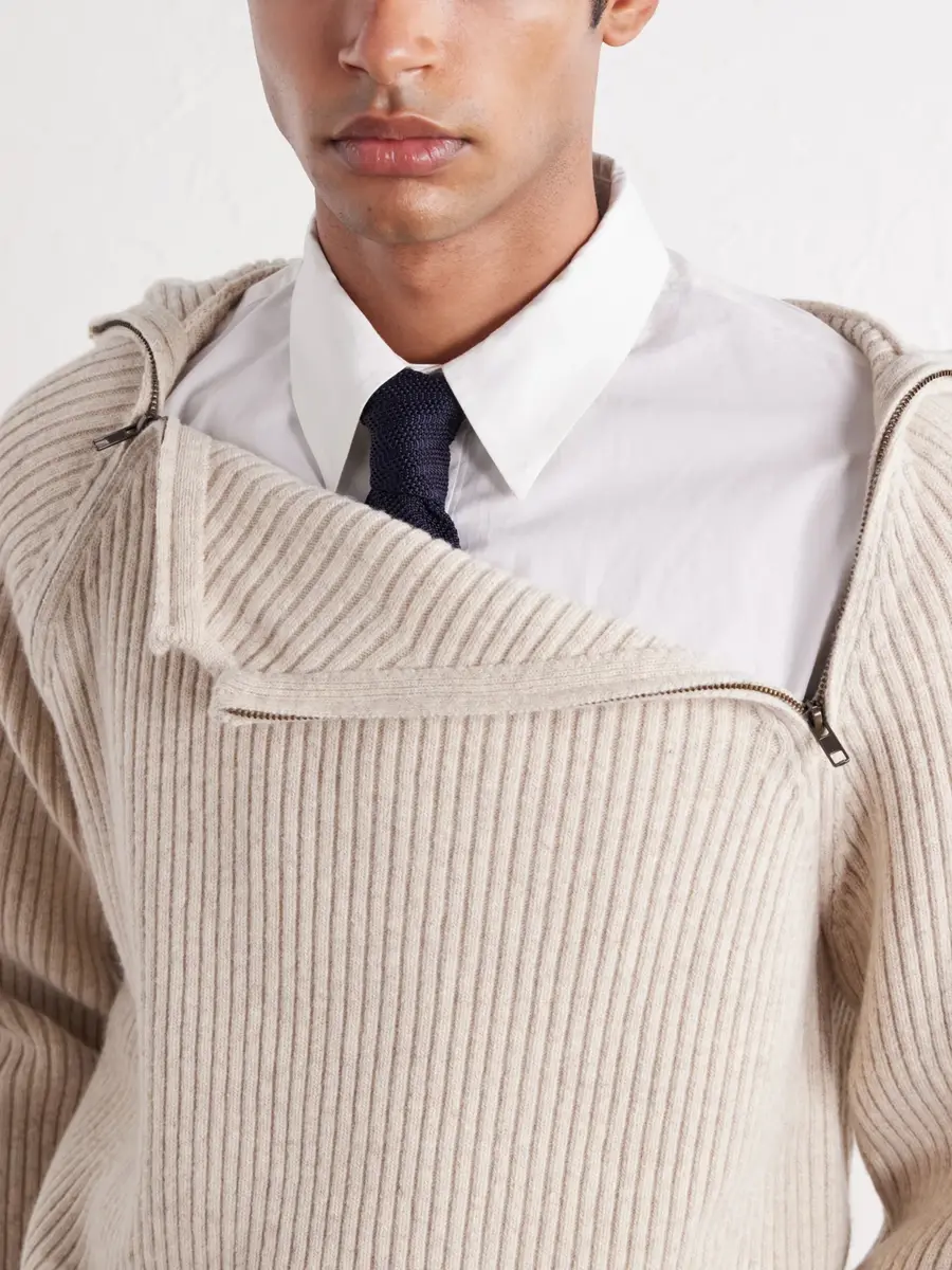Aimé Leon Dore Ribbed-Knit Wool-Blend Hoodie - Men | Thumbnail 5 Aimé Leon Dore Ribbed-Knit Wool-Blend Hoodie - Men | Thumbnail 5