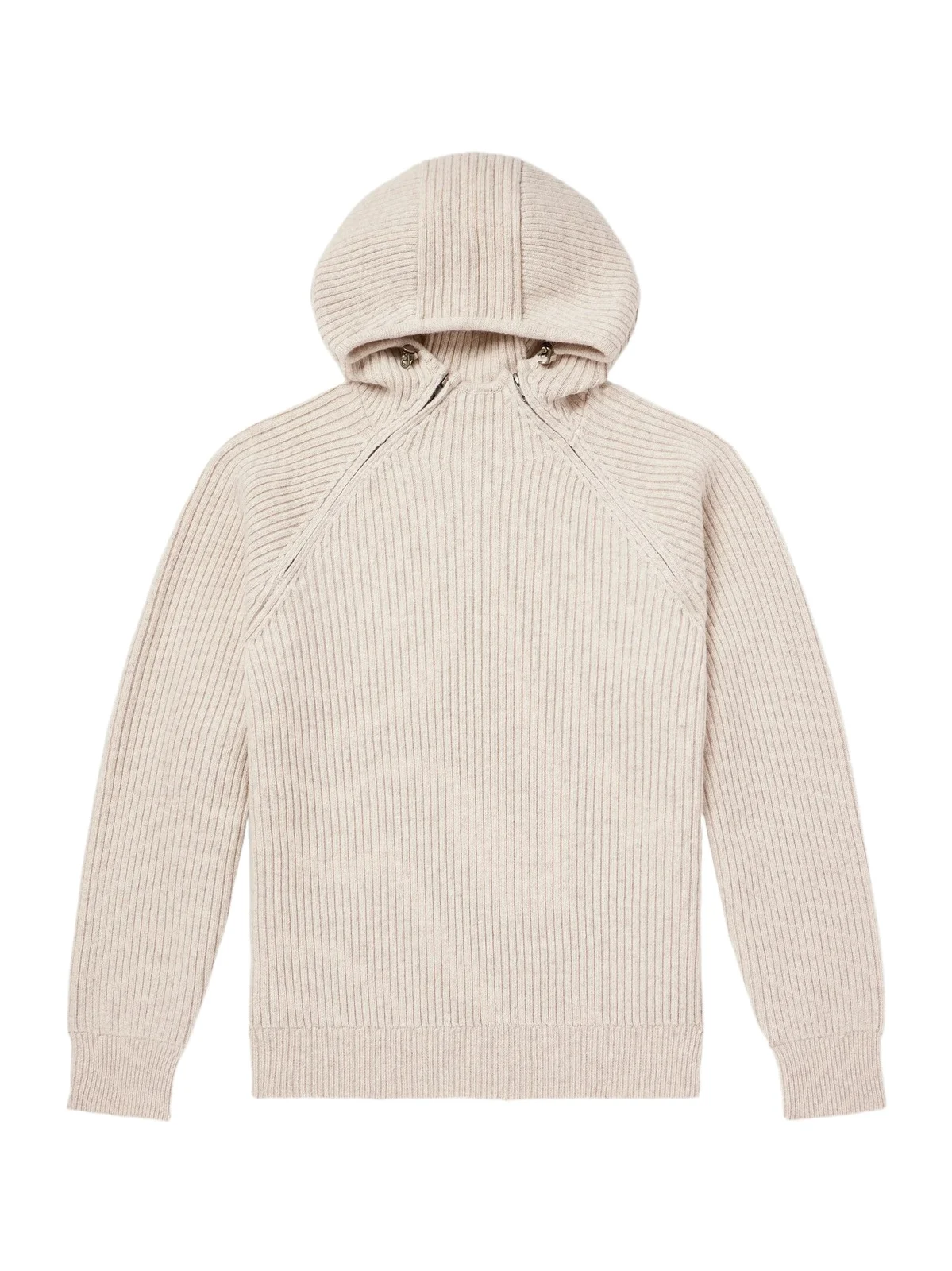 Aimé Leon Dore Ribbed-Knit Wool-Blend Hoodie - Men