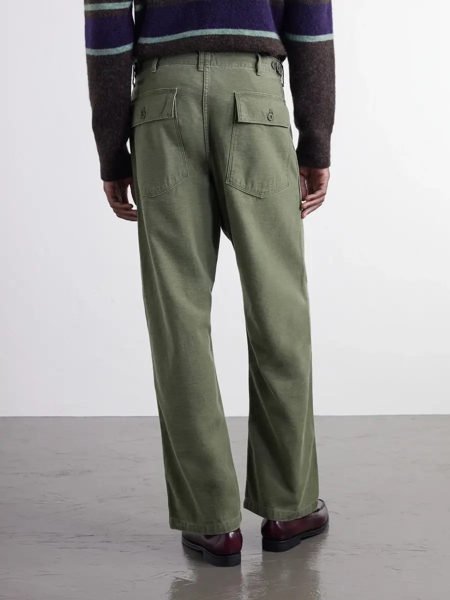 OrSlow Straight-Leg Cotton-Canvas Trousers - Men | Thumbnail 4