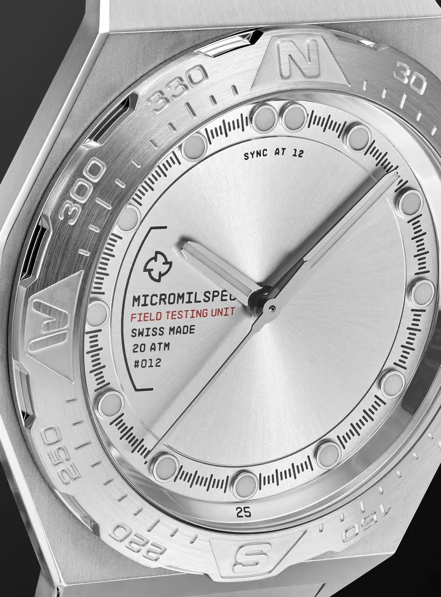 MICROMILSPEC The Field Testing Unit Compass Automatic 42mm Stainless Steel Watch, Ref. No. MIC_023 - Men | Thumbnail 5 MICROMILSPEC The Field Testing Unit Compass Automatic 42mm Stainless Steel Watch, Ref. No. MIC_023 - Men | Thumbnail 5
