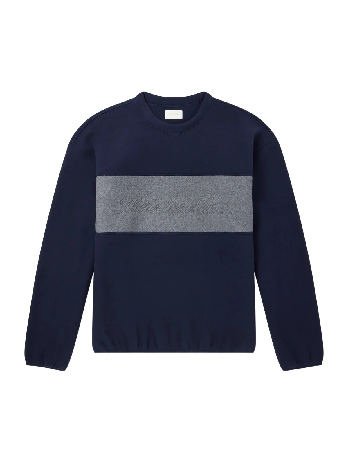 Aimé Leon Dore Logo-Embroidered Two-Tone Fleece Sweatshirt - Men