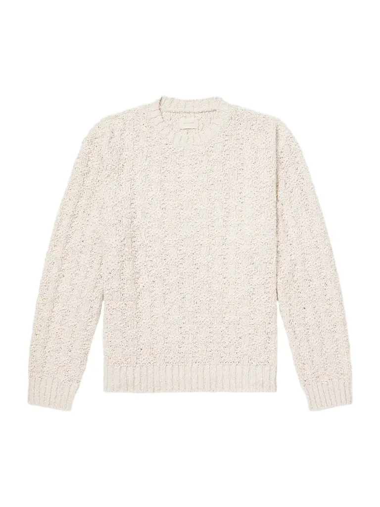 Aimé Leon Dore Textured Cotton-Blend Sweater - Men