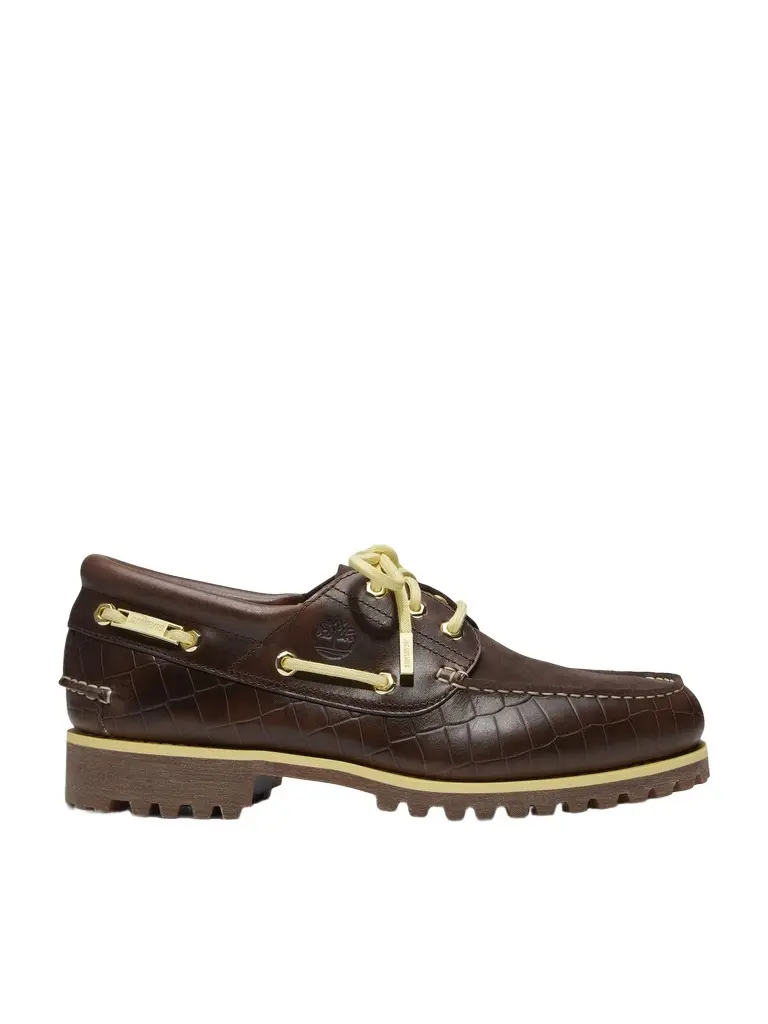 Timberland Jacquemus Croc-Effect Leather Boat Shoes - Men