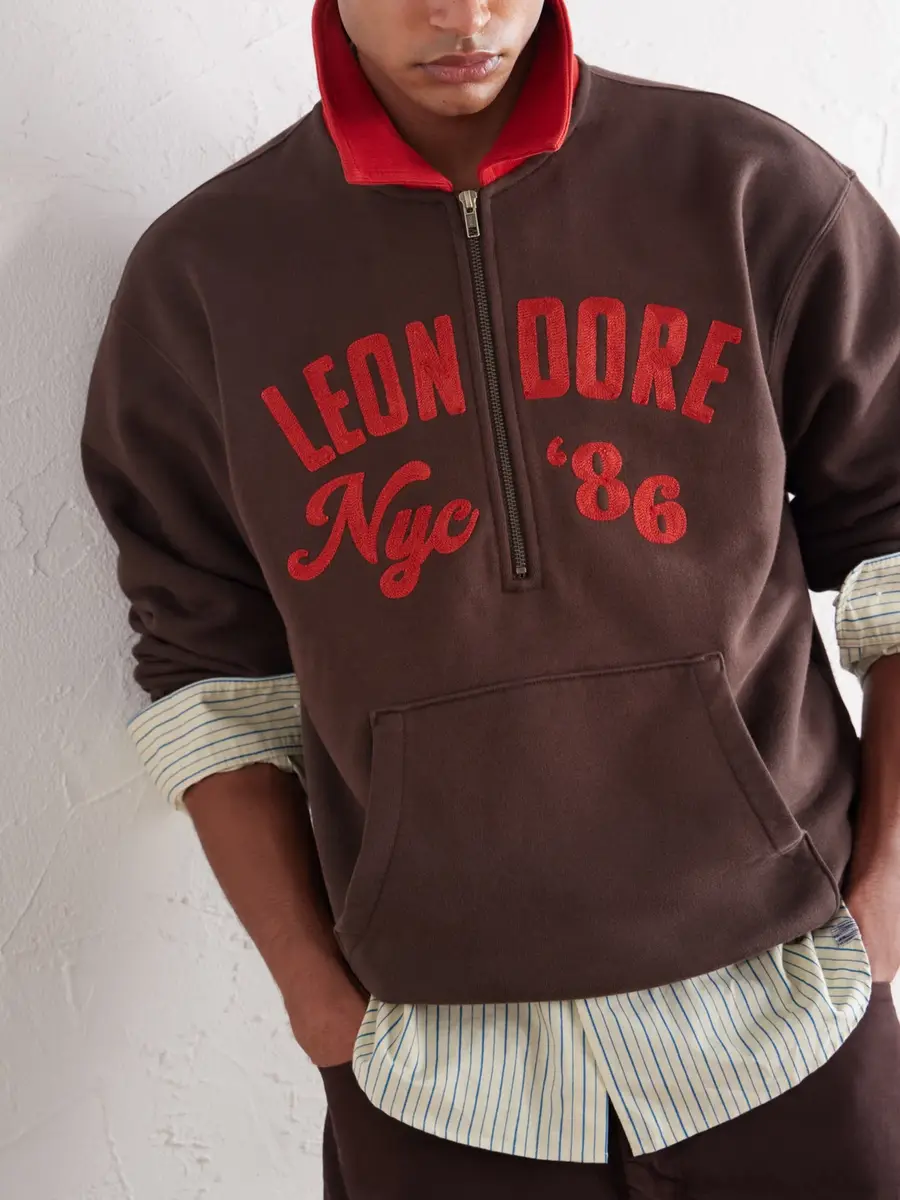 Aimé Leon Dore Tour Logo-Embroidered Cotton-Jersey Half-Zip Sweater - Men | Thumbnail 5 Aimé Leon Dore Tour Logo-Embroidered Cotton-Jersey Half-Zip Sweater - Men | Thumbnail 5