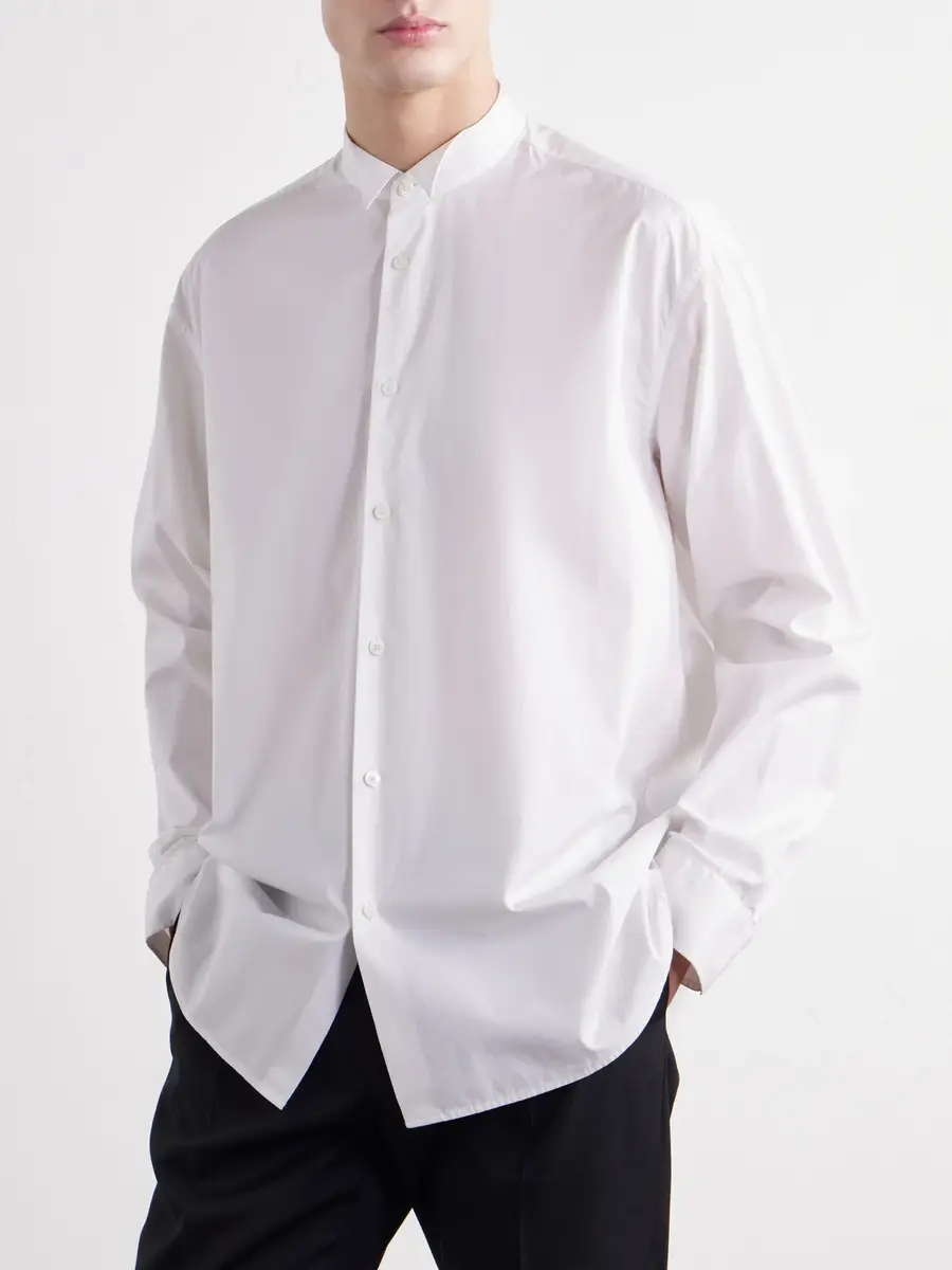 TOTEME Relaxed Cotton-Poplin Shirt - Men | Thumbnail 3