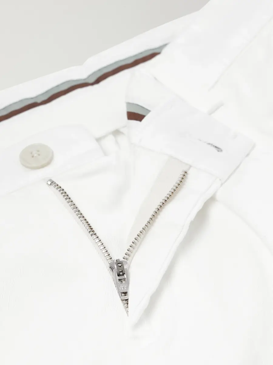 Canali Tapered Pleated Cotton-Twill Trousers - Men | Thumbnail 6 Canali Tapered Pleated Cotton-Twill Trousers - Men | Thumbnail 6
