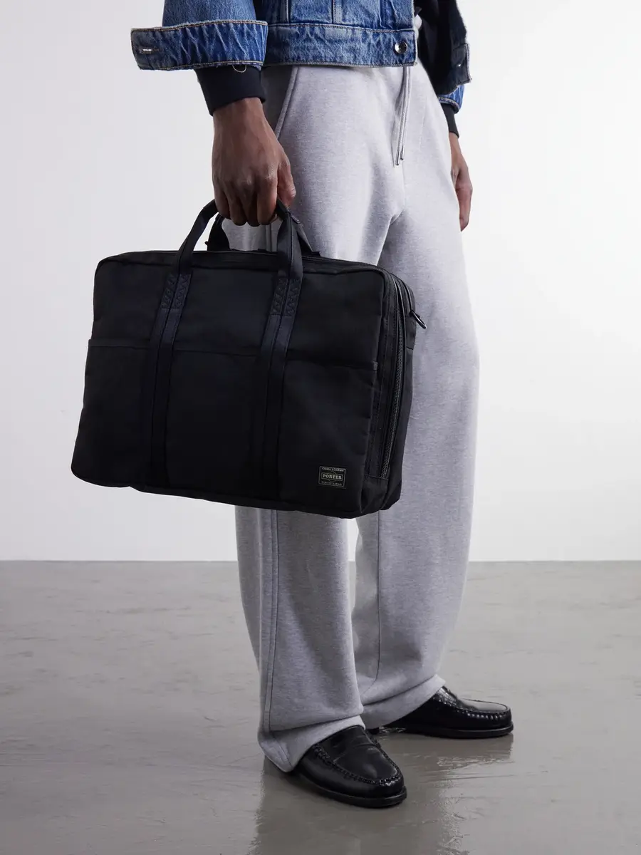 Porter-Yoshida and Co Hybrid 2Way Canvas Briefcase - Men | Thumbnail 2 Porter-Yoshida and Co Hybrid 2Way Canvas Briefcase - Men | Thumbnail 2