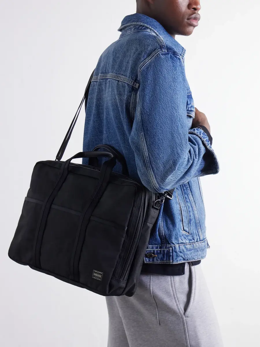 Porter-Yoshida and Co Hybrid 2Way Canvas Briefcase - Men | Thumbnail 3 Porter-Yoshida and Co Hybrid 2Way Canvas Briefcase - Men | Thumbnail 3