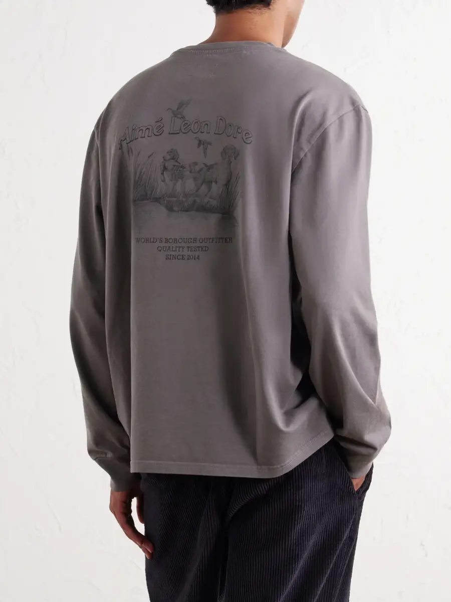 Aimé Leon Dore Logo-Embroidered Cotton-Jersey T-Shirt - Men | Thumbnail 4 Aimé Leon Dore Logo-Embroidered Cotton-Jersey T-Shirt - Men | Thumbnail 4