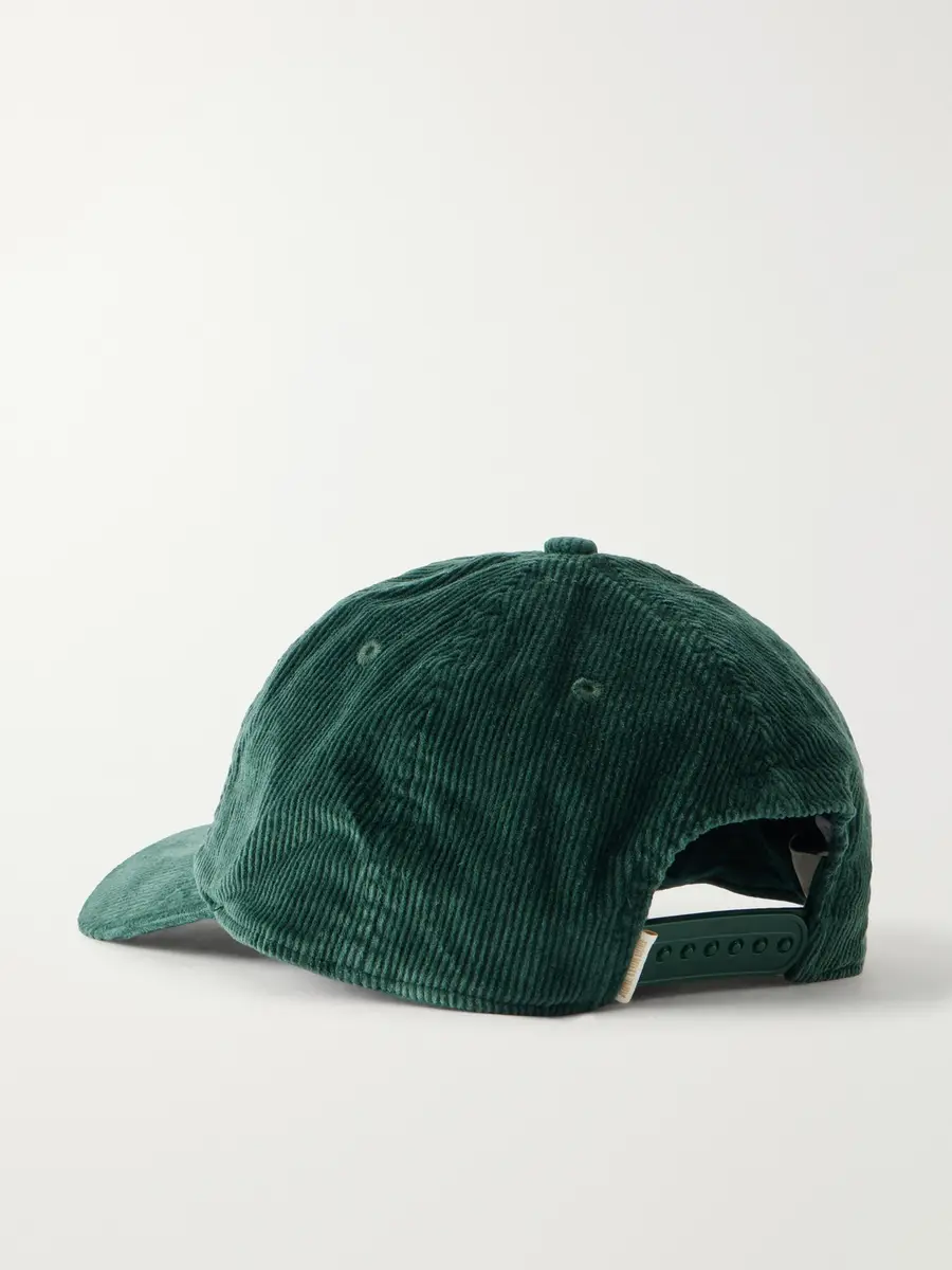 Aimé Leon Dore Unisphere Embroidered Cotton-Blend Corduroy Baseball Cap - Men | Thumbnail 4