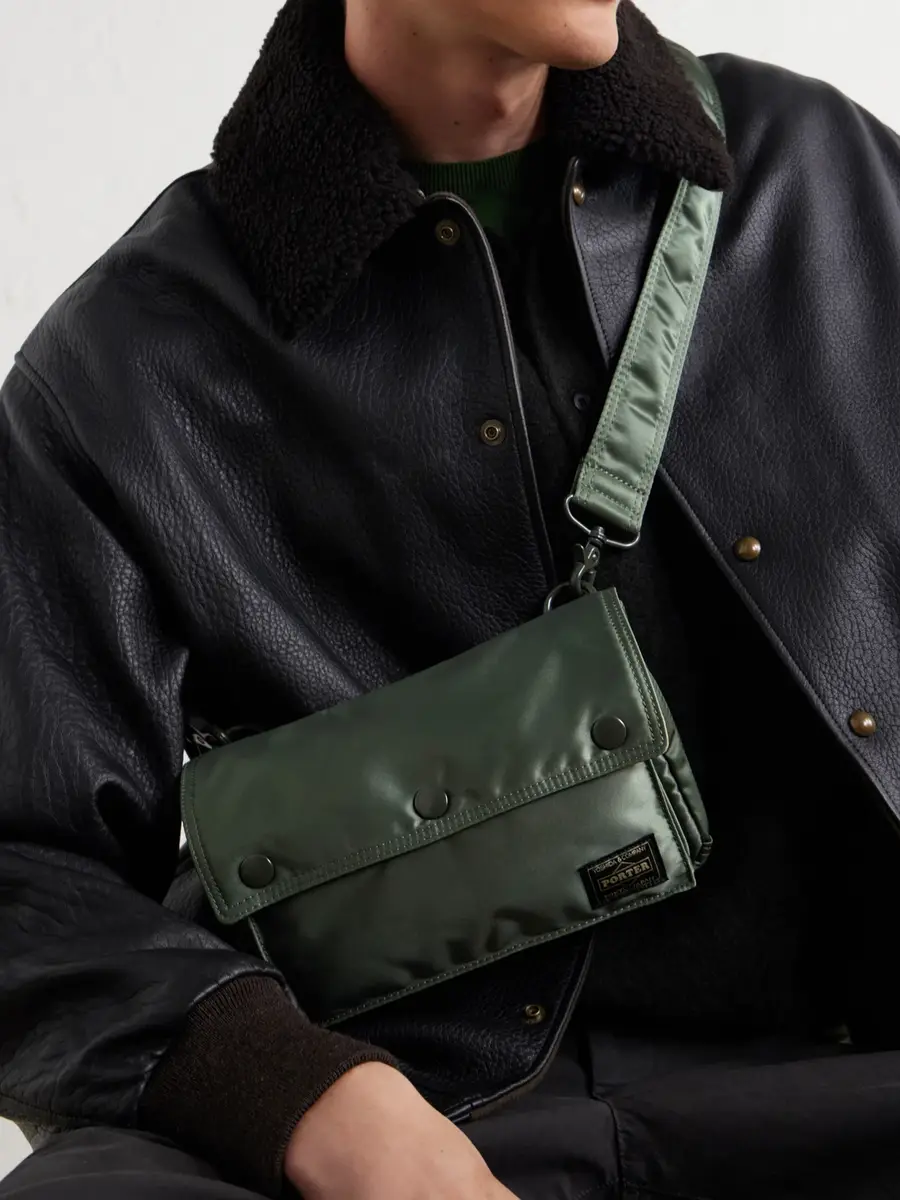 Porter-Yoshida and Co Tanker Envelope Canvas Belt Bag - Men | Thumbnail 5 Porter-Yoshida and Co Tanker Envelope Canvas Belt Bag - Men | Thumbnail 5