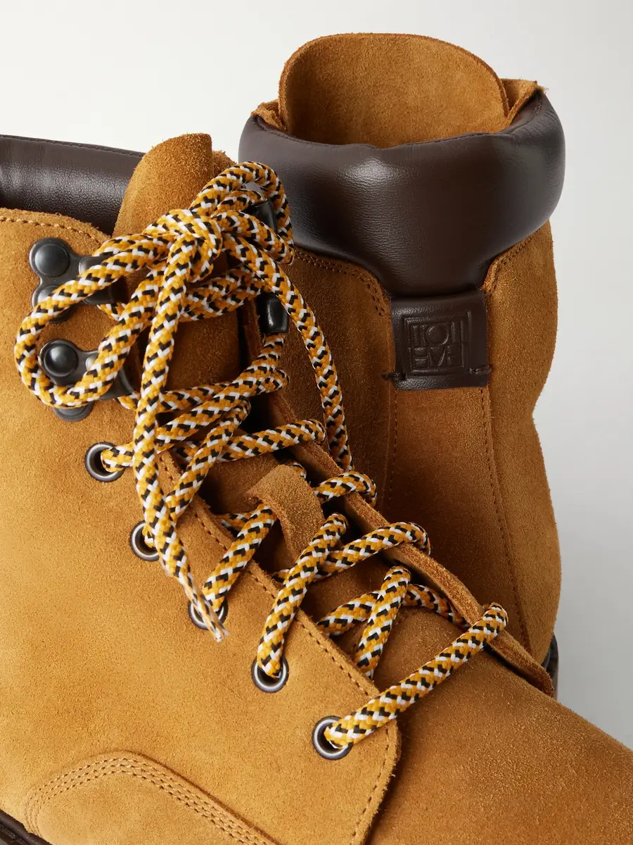 TOTEME Shearling-Lined Suede Boots - Men | Thumbnail 5