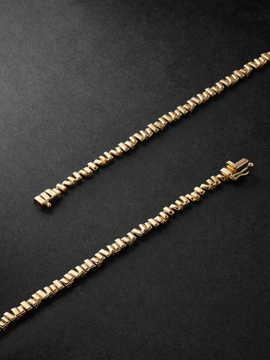 Suzanne Kalan 18-Karat Gold Diamond Tennis Necklace - Men | Thumbnail 3 Suzanne Kalan 18-Karat Gold Diamond Tennis Necklace - Men | Thumbnail 3