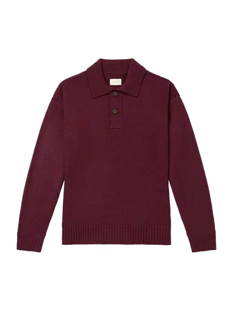 Aimé Leon Dore Merino Wool Polo Sweater - Men