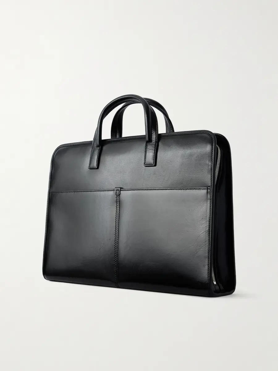 Porter-Yoshida and Co Clerk Leather Briefcase - Men | Thumbnail 4 Porter-Yoshida and Co Clerk Leather Briefcase - Men | Thumbnail 4