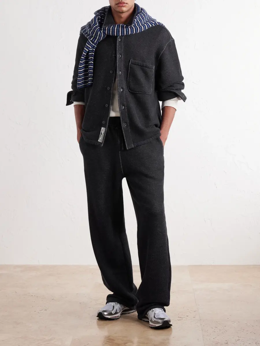 Aimé Leon Dore Cotton Open-Terry Shirt - Men | Thumbnail 2