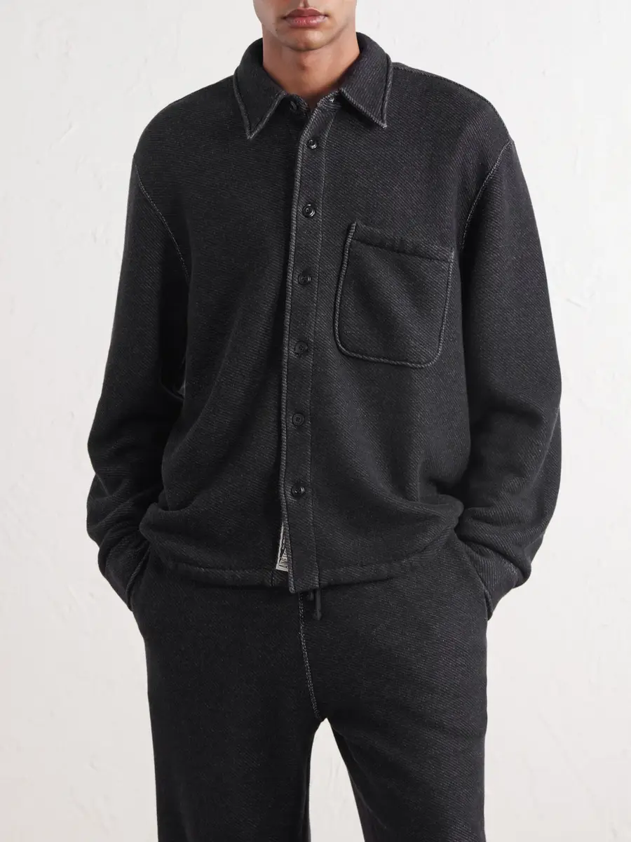 Aimé Leon Dore Cotton Open-Terry Shirt - Men | Thumbnail 3